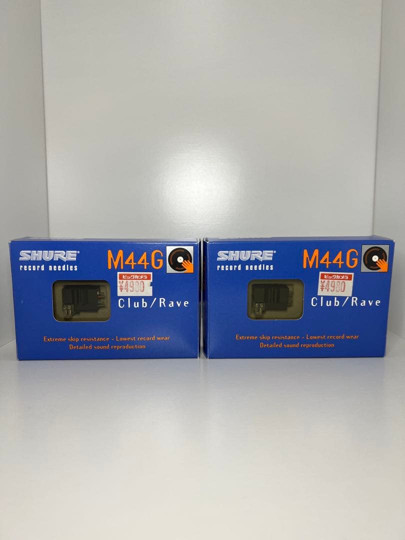 SHURE M44G 2個セット オリジナルモデル レコード針のマスターピース