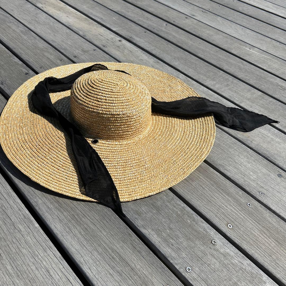 House of Lotus ハウスオブロータス　麦わら帽子 リボンボックス付き