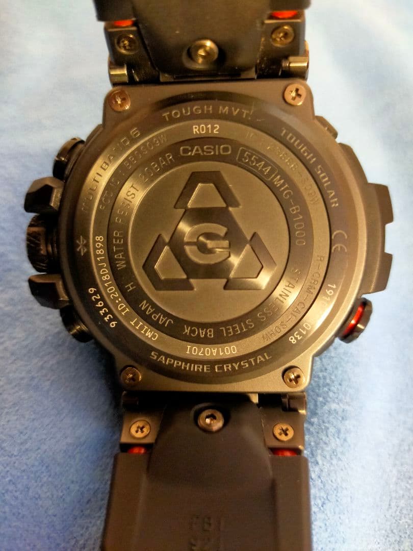 【美品】CASIO G-SHOCK MTG-B1000B-1AJF