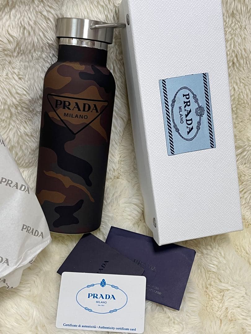 【未使用】PRADA 迷彩柄プラダ｜タンふブラー·水筒· ステンレスタンブラー