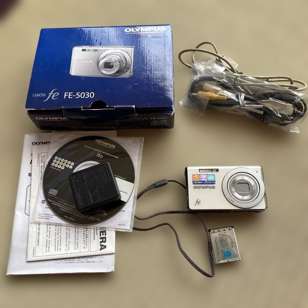 OLYMPUS FE-5030 コンパクトデジタルカメラ ピンク 動作品