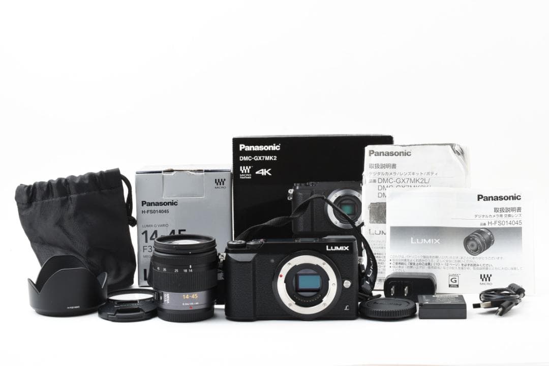 Panasonic LUMIX DMC-GX7MK2 ブラック レンズ 箱入