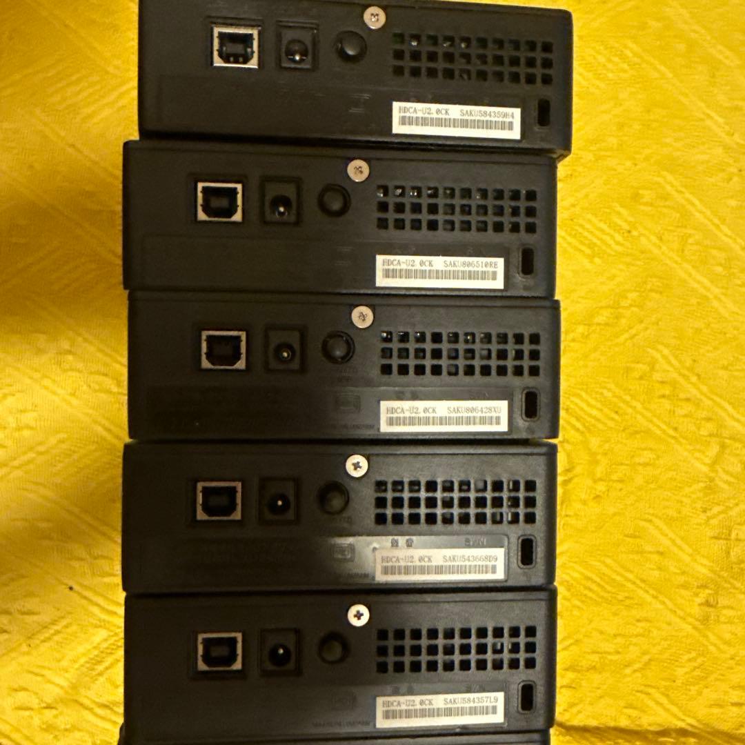 外付けハードディスク　11個セット