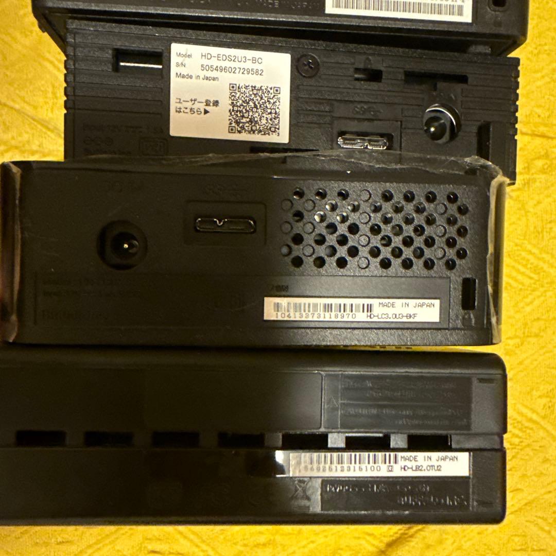 外付けハードディスク　11個セット