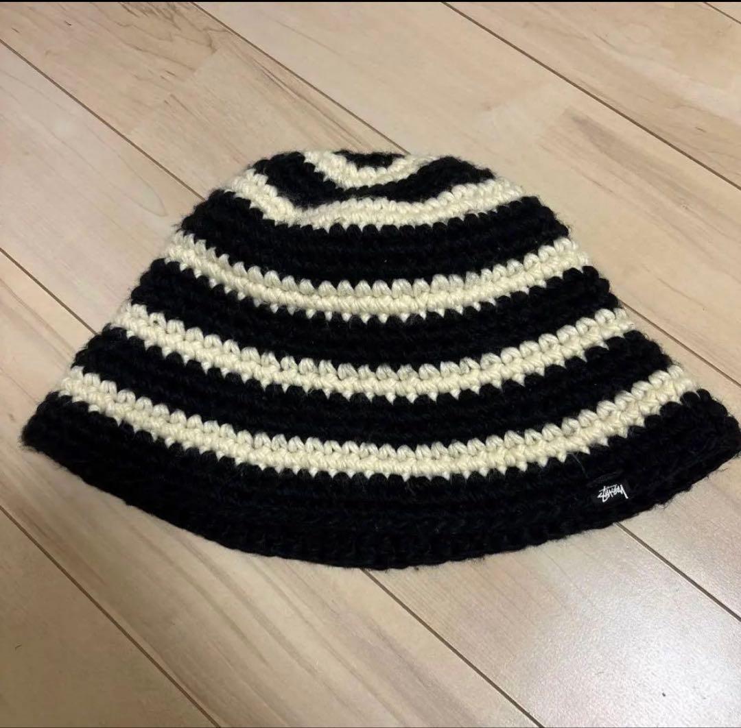 登坂広臣着用 STUSSY SWIRL KNIT BUCKET HAT