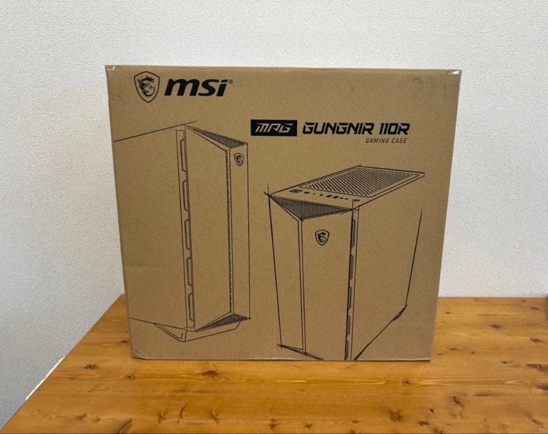 MSI GUNGNIR 110R ブラック RGBファン4台付き 自作PCケース