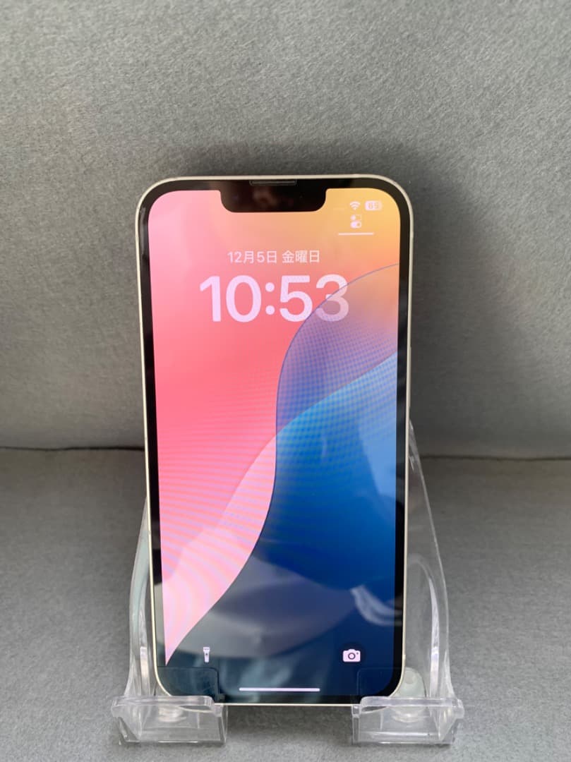 中古美品 国内版 SIMフリー iPhone13 128GB スターライト色