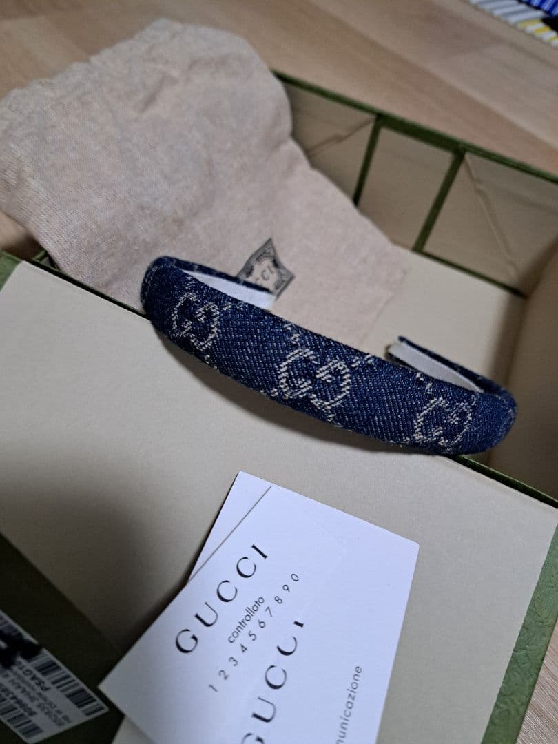 香さん専用　GUCCI デニムヘアバンド