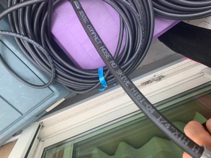 sentec 高圧ホース 1/4 2本セット