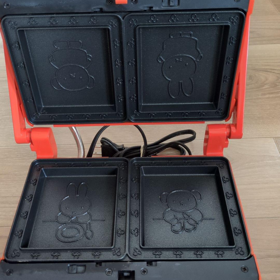 BRUNO ワッフル・ホットサンドメーカー オレンジ