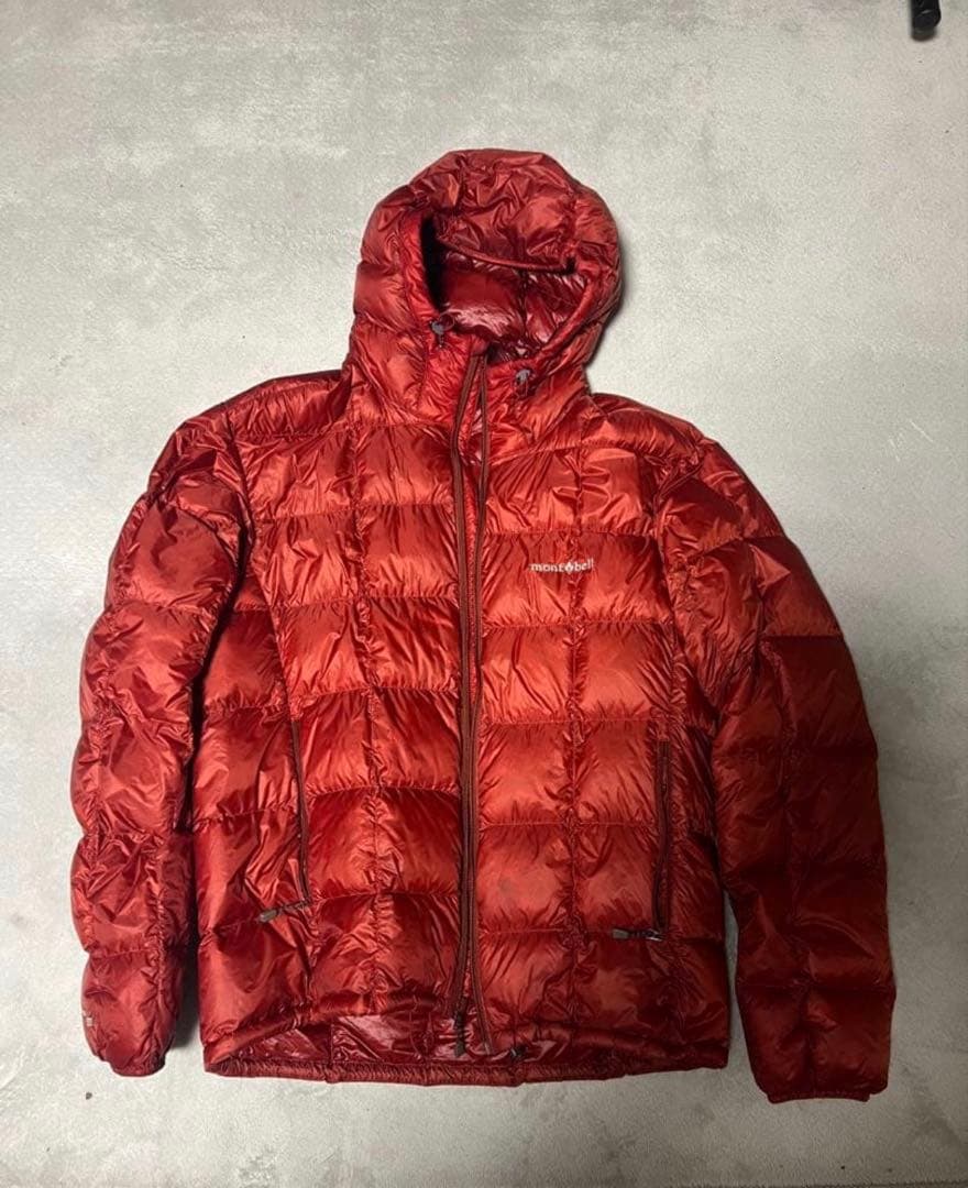 montbellスペリオダウンジャケット　usレッド