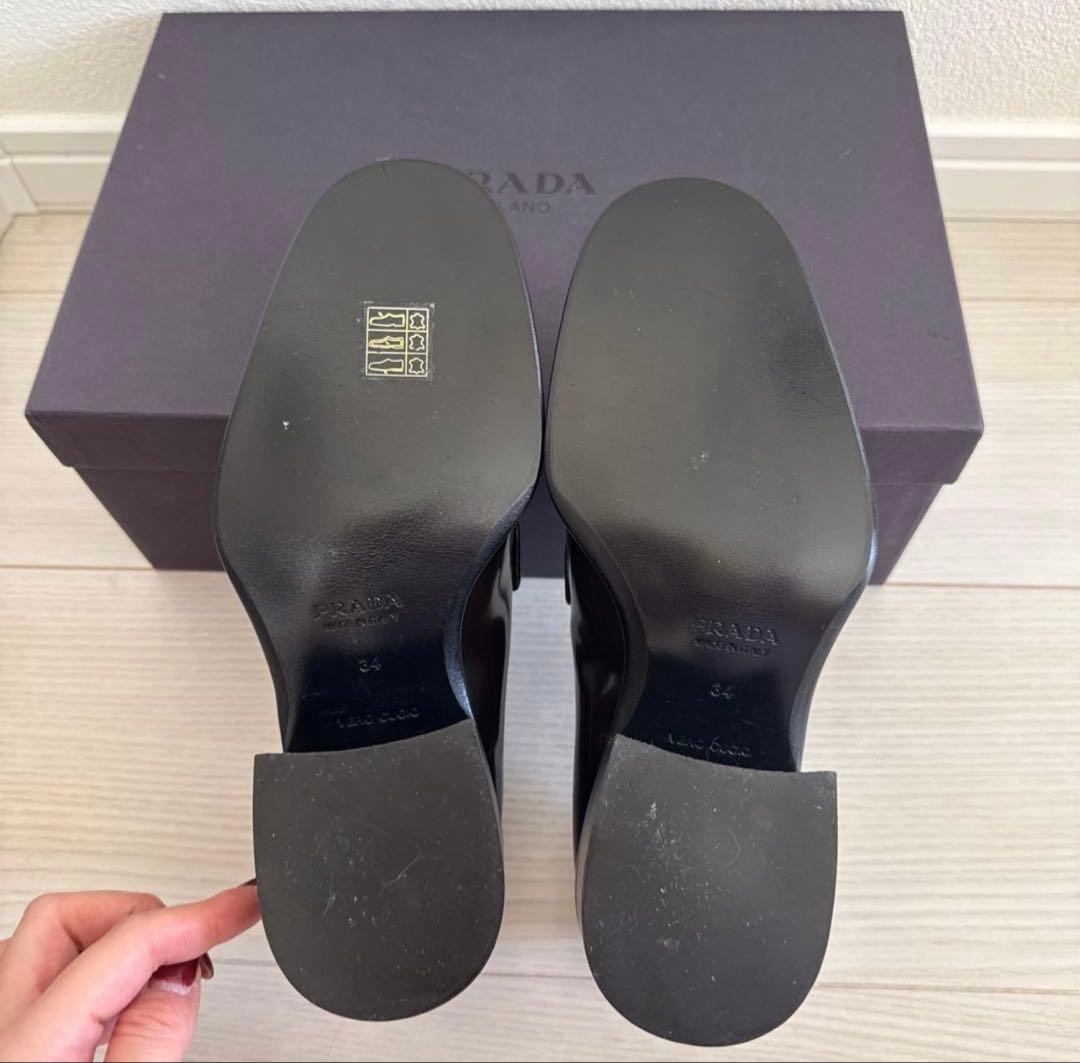 [専用]PRADAプラダヒールローファー34