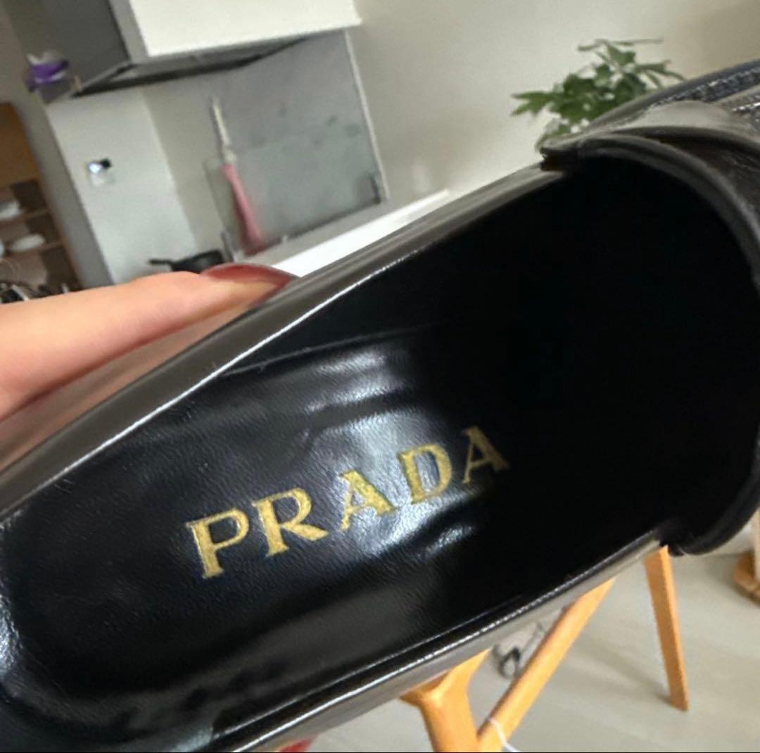[専用]PRADAプラダヒールローファー34