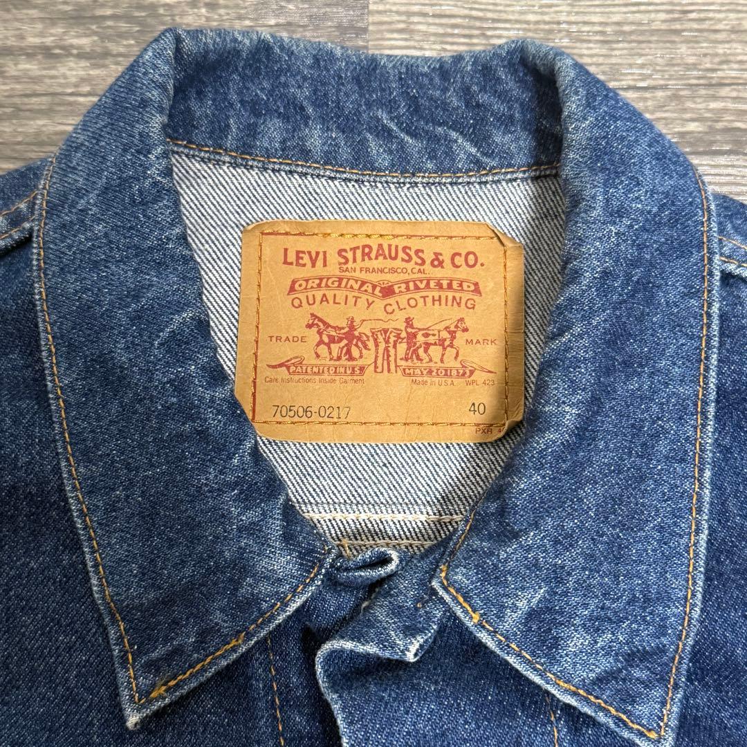 LEVI'S デニムジャケット 70506 サイズ40 USA製