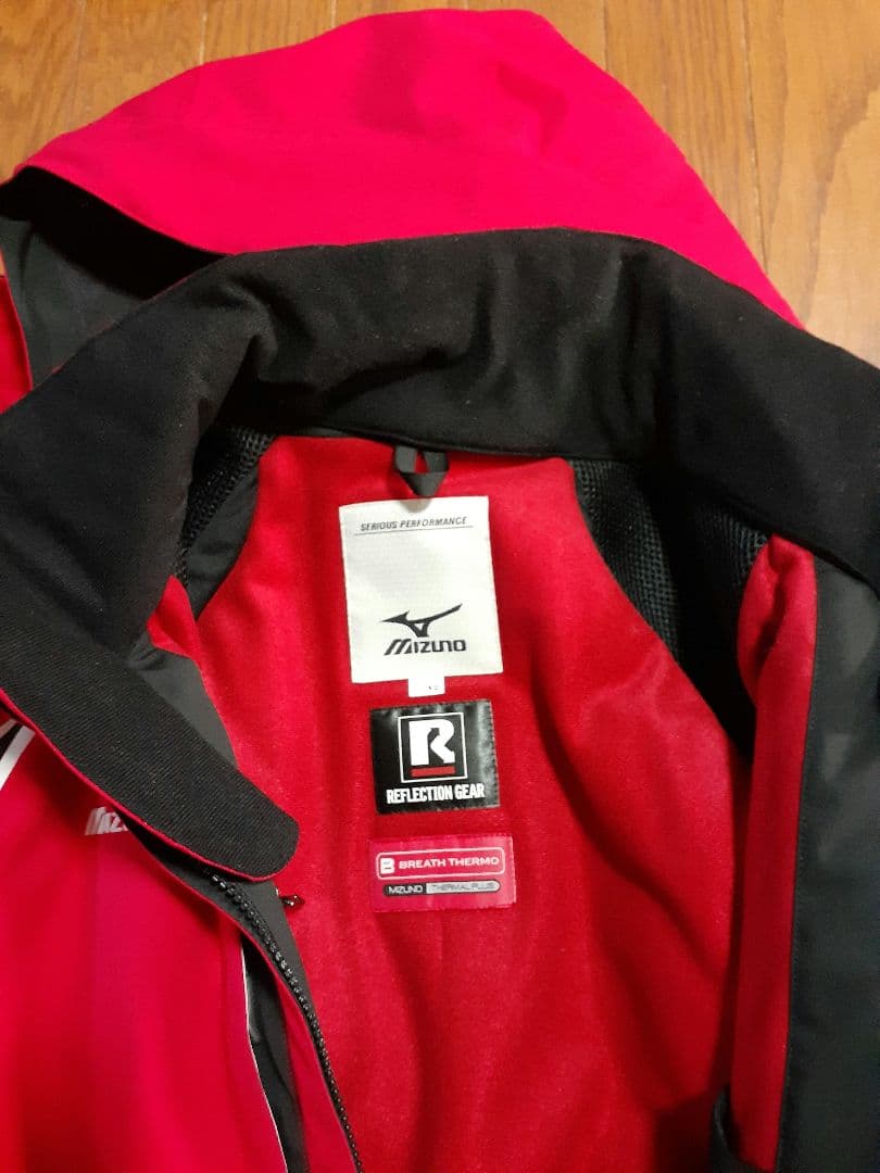Mizuno メンズ ウィンタースポーツ 上下セット XS 赤 2023年購入品