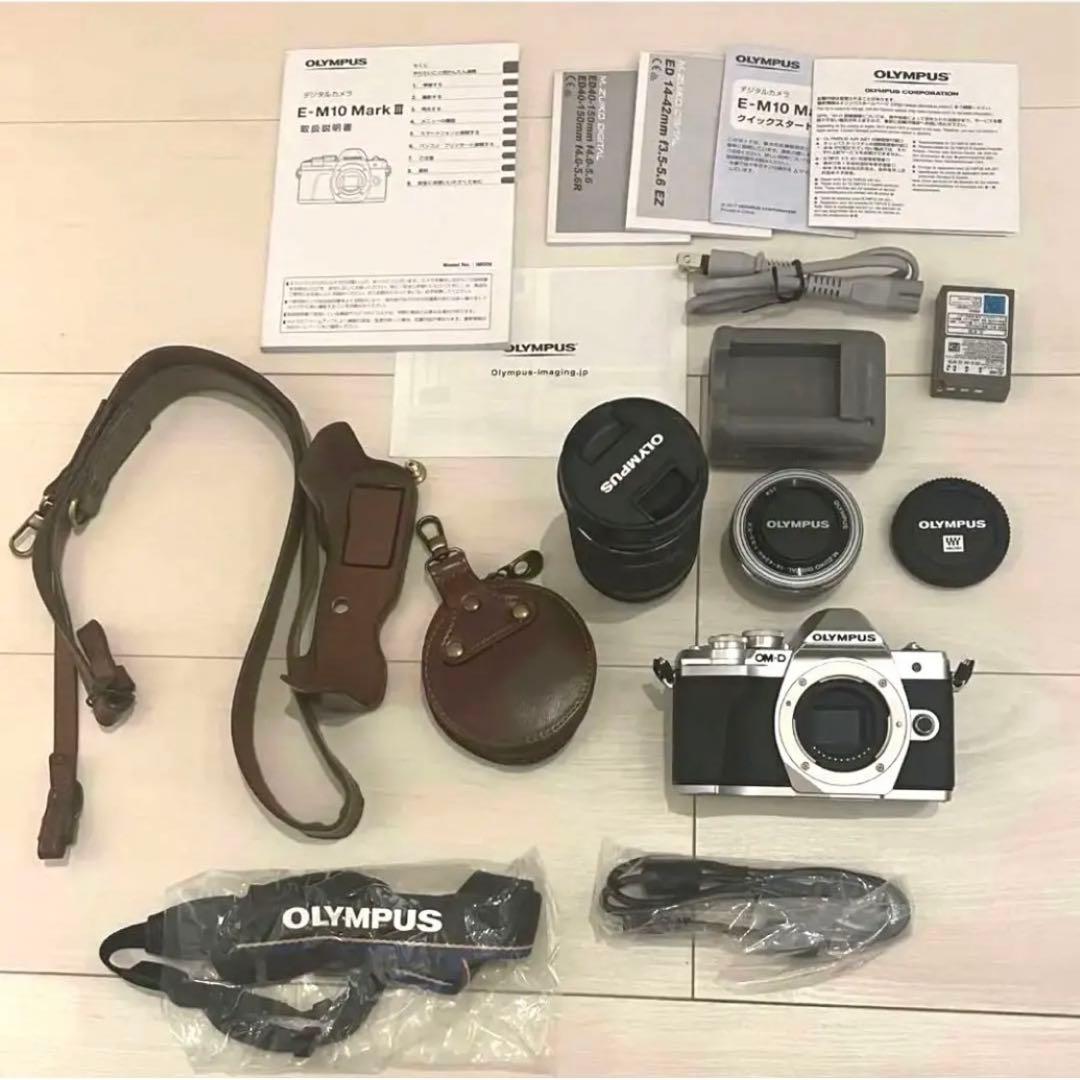 【美品】OLYMPUS OM-D E-M10 MarkⅢ ダブルレンズキット