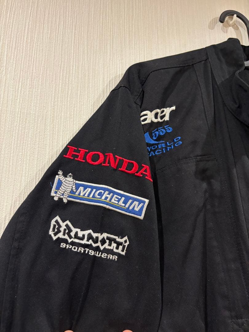 【古着】ホンダ つなぎ LUCKYSTRIKE BAR Honda ヴィンテージ