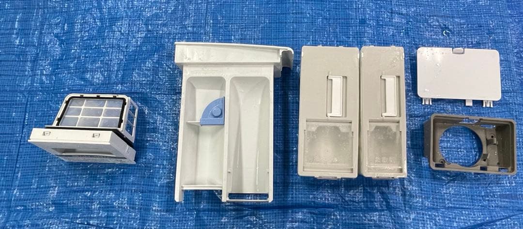 分解洗浄済ドラム式洗濯機 8kg アイリスオーヤマ FLK842Z-W 2022