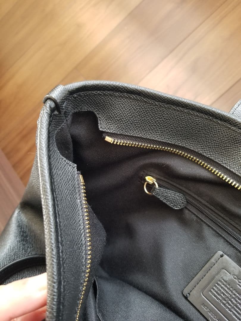 COACH シンプルショルダー　美品　黒