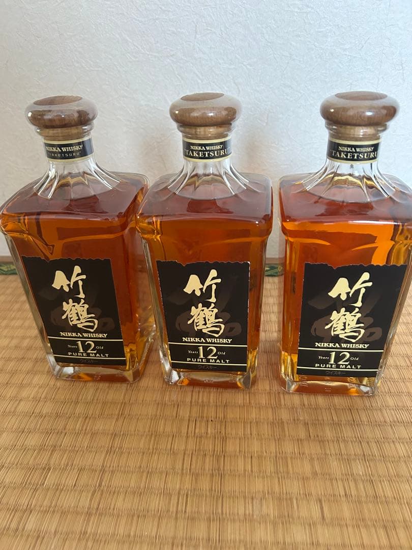 ニッカウイスキー 竹鶴 12年 660ml 3本