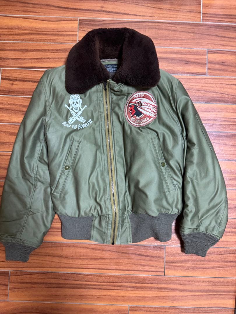 モナ新The REAL McCOY’SB15フライトジャケット　サイズ40