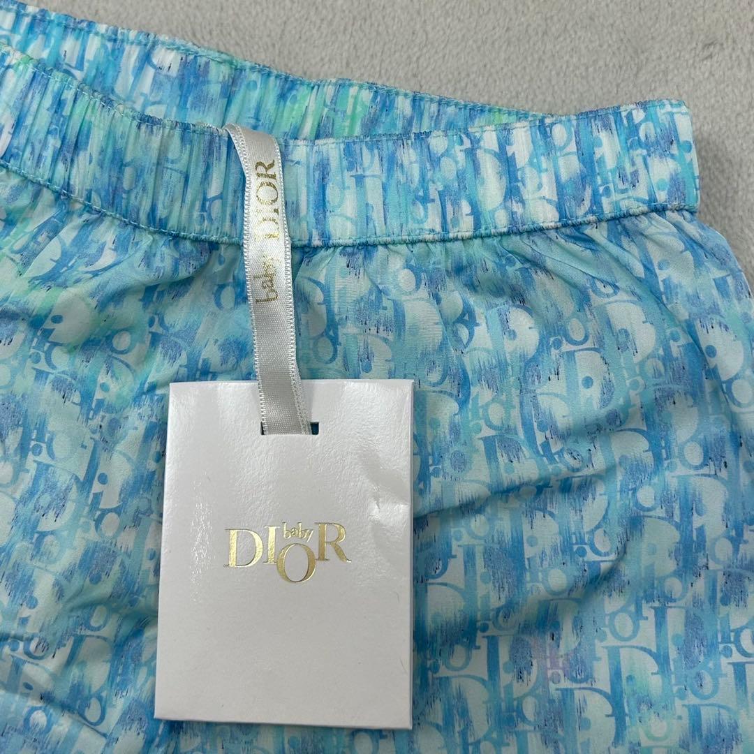 G653 新品未使用 100 ベビーディオール キッズ 水着 ブルー メンズ