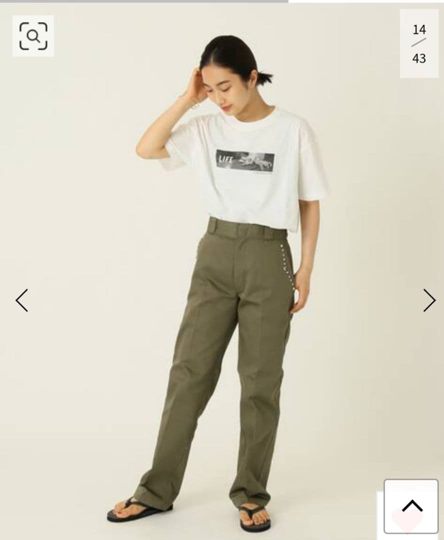 【TOGA*DICKIES】 Wide pants Dickies SP：パンツ