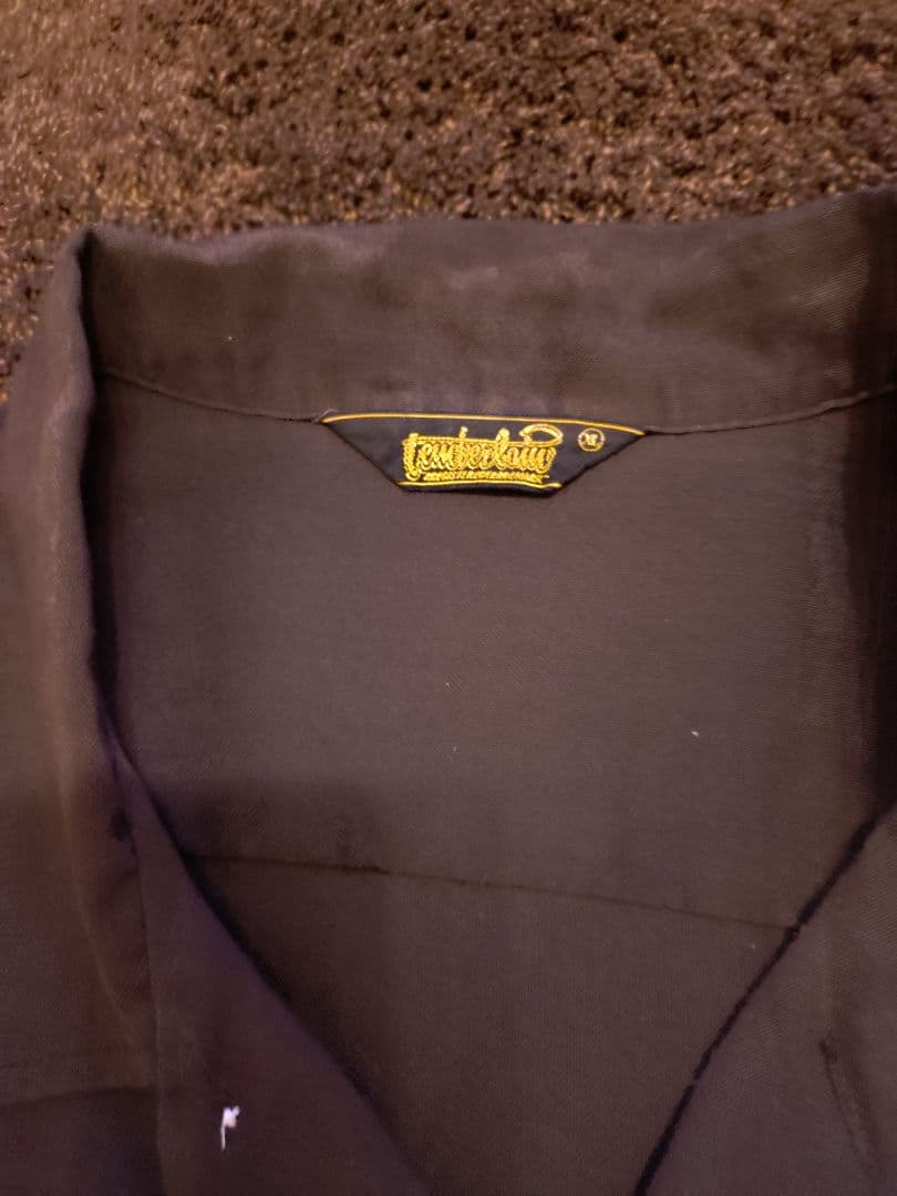 TENDERLOIN 半袖ボーリングシャツ XL ブラック