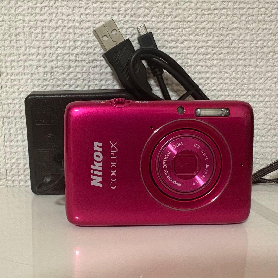 【美品・動作確認済】Nikon COOLPIX S02 ミニ　 デジカメ
