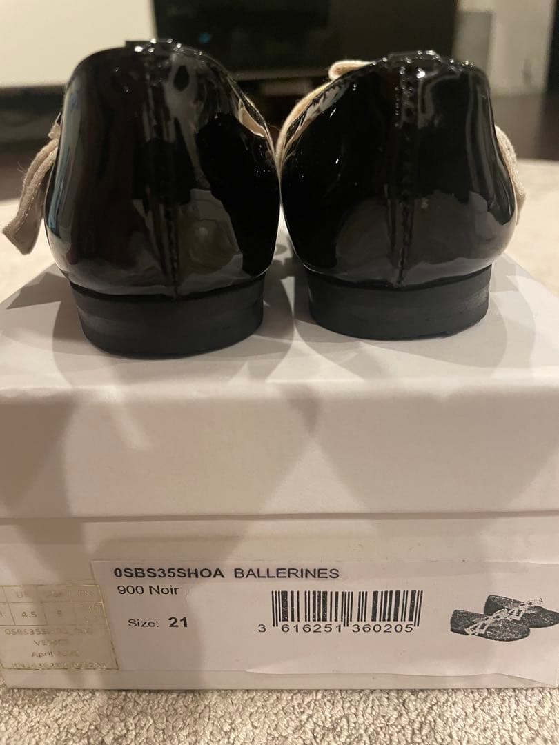【baby Dior】バレリーナシューズ 黒21