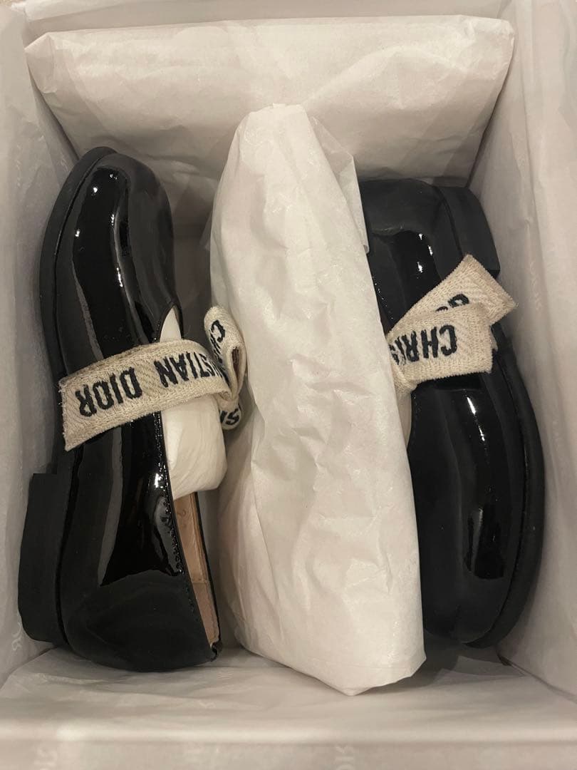 【baby Dior】バレリーナシューズ 黒21