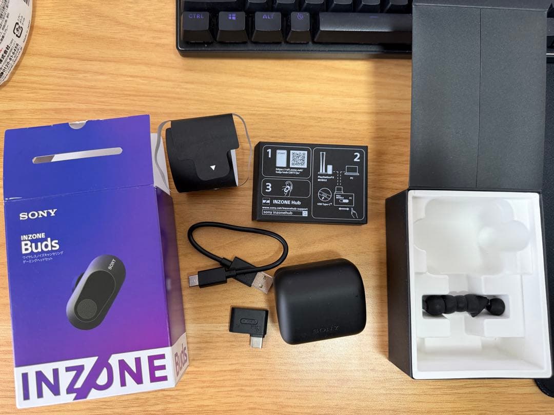 SONY INZONE Buds WF-G700N 変換アダプタ付き