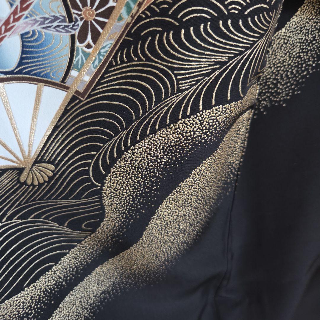 No36　正絹　男の子お祝い着物　長襦袢付き　産着　七五三