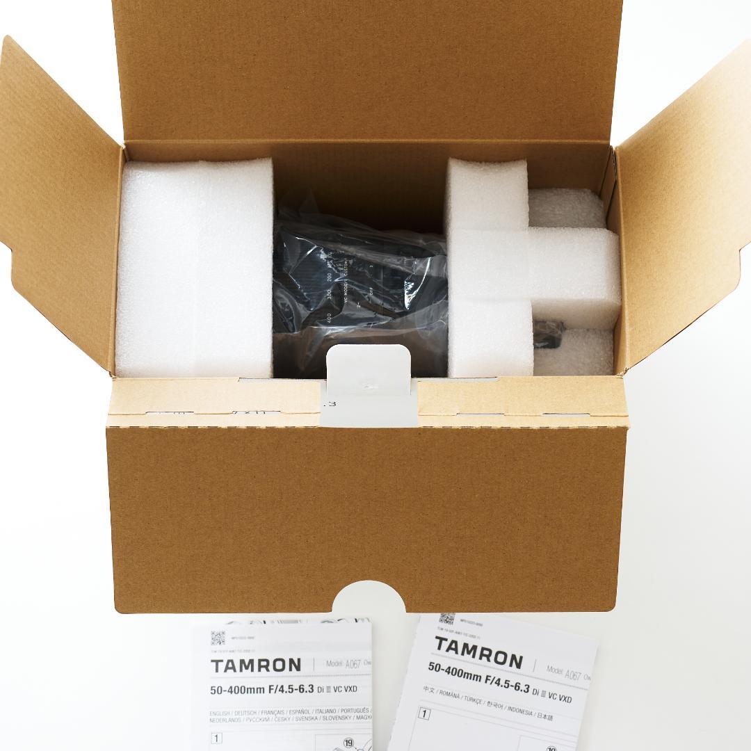 TAMRON 50-400mmF/4.5-6.3 Di III VC VXD美品