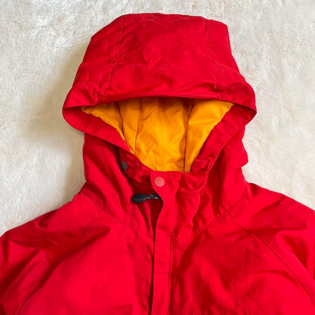 【美品✨】モンベル　mont-bell スキーウェア上下セット130 120 赤