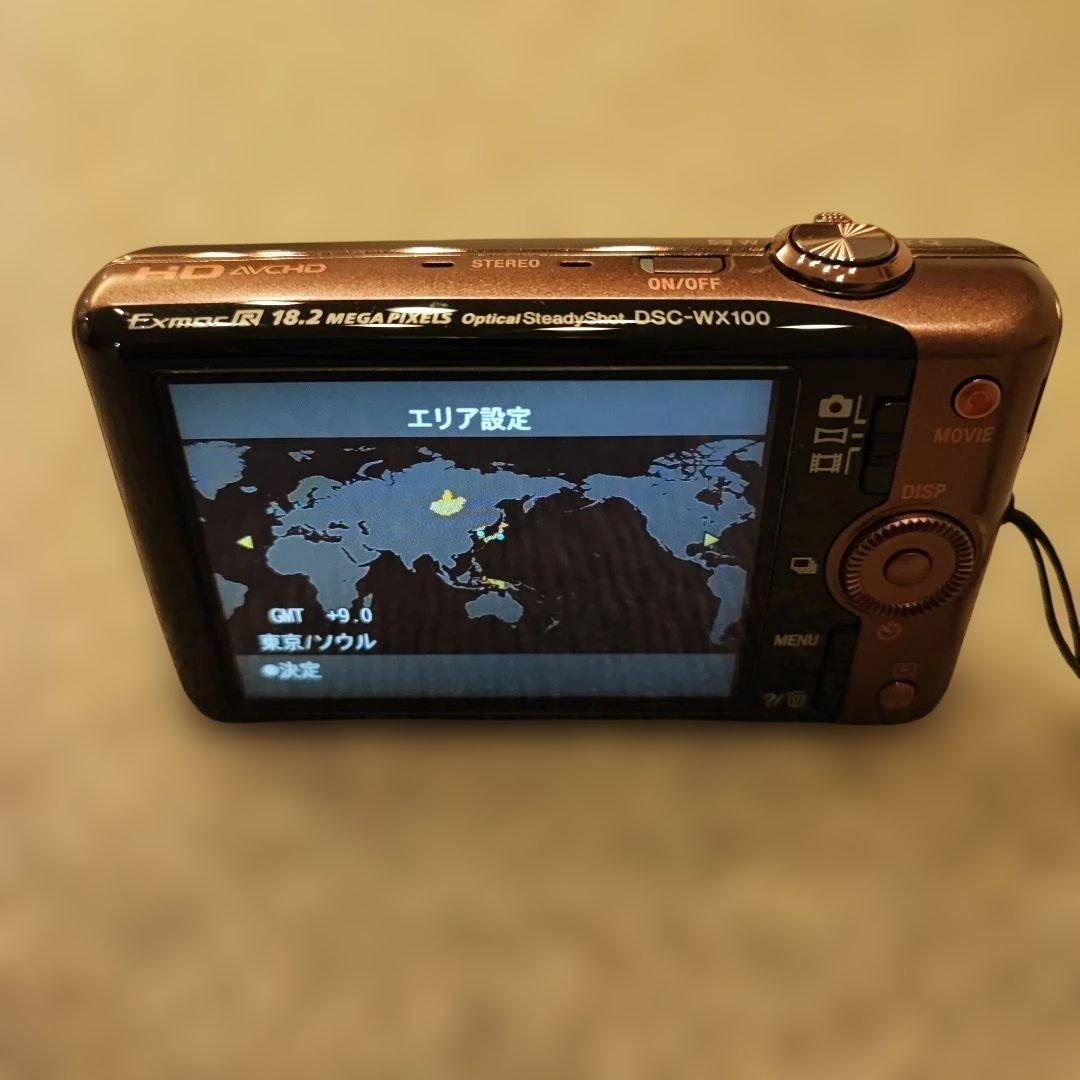 ソニー Cyber-Shot DSC-WX100 ブラウン コンデジ