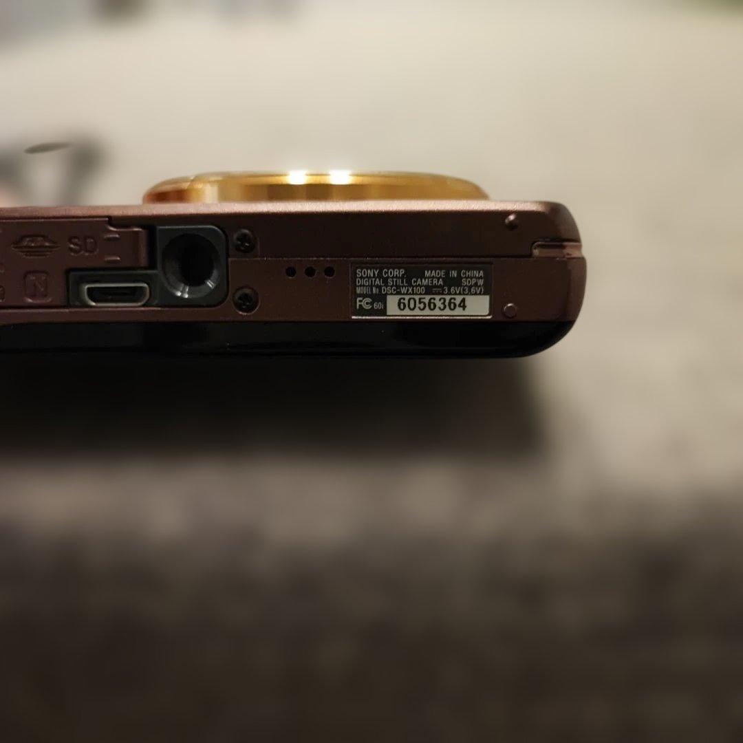 ソニー Cyber-Shot DSC-WX100 ブラウン コンデジ