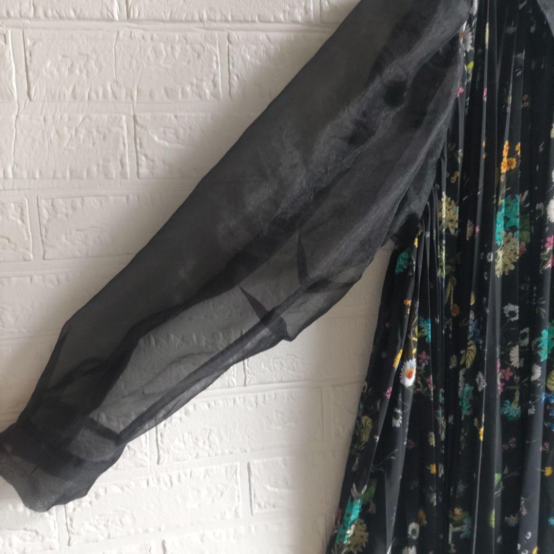 専用✨ロイスクレヨン　フラワー　プリーツ　オーガンジー　ワンピース　チュニック