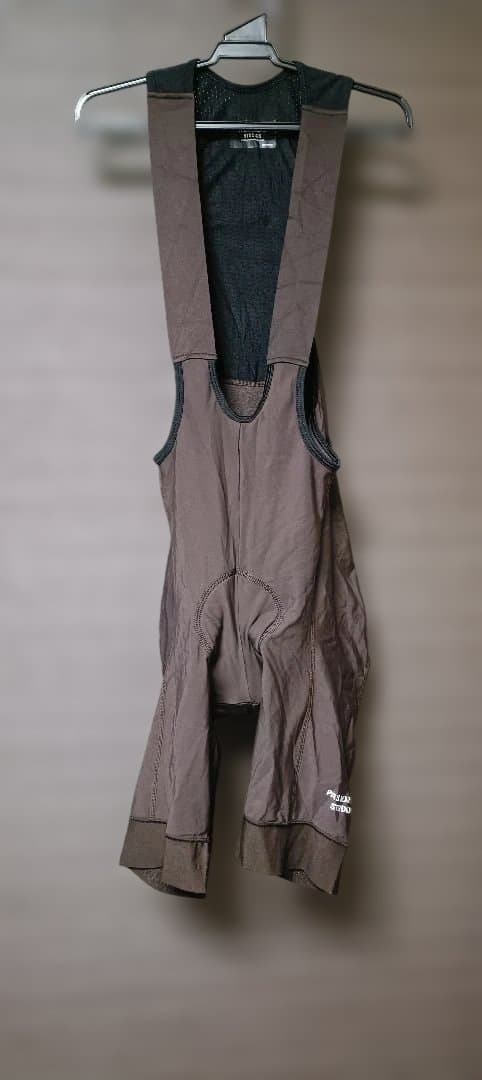 PAS NORMAL STUDIOS サーマルビブショーツ Lサイズ ブラウン