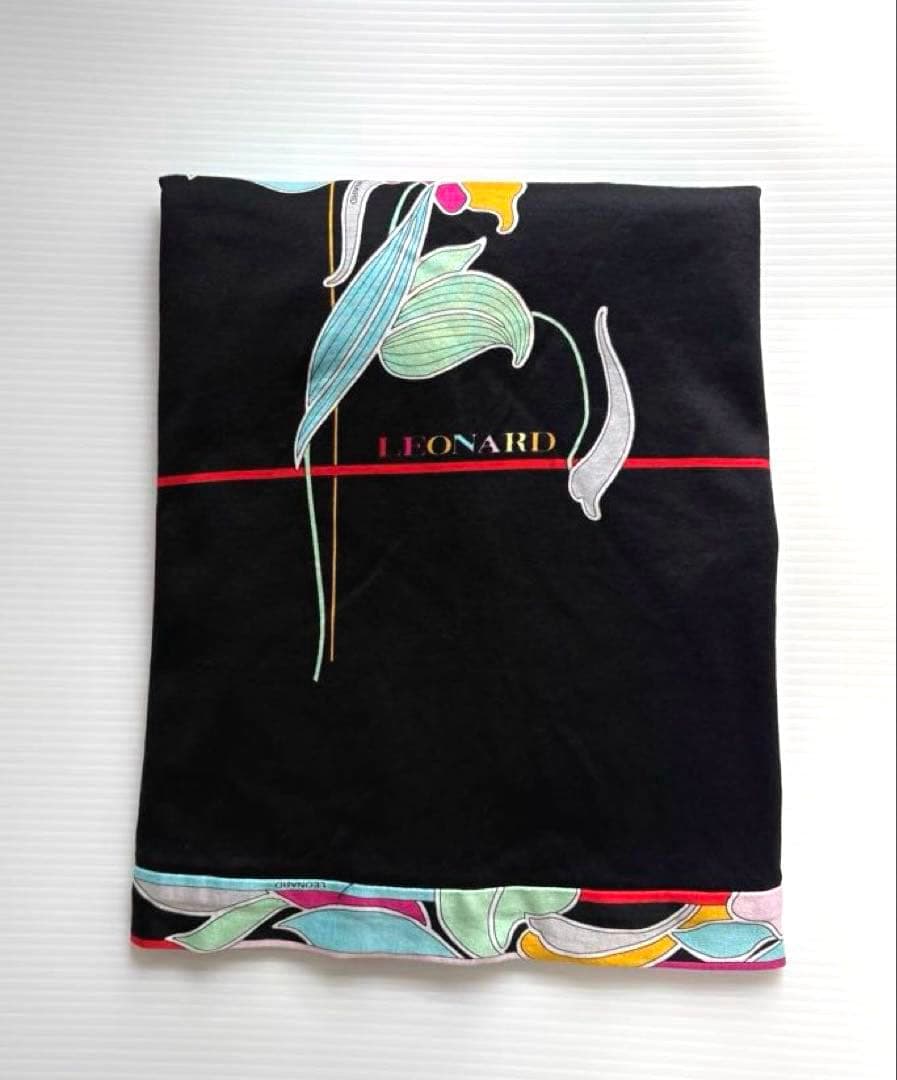 LEONARD SPORTレオナールハイネックカットソー上質感シンプル　綿100