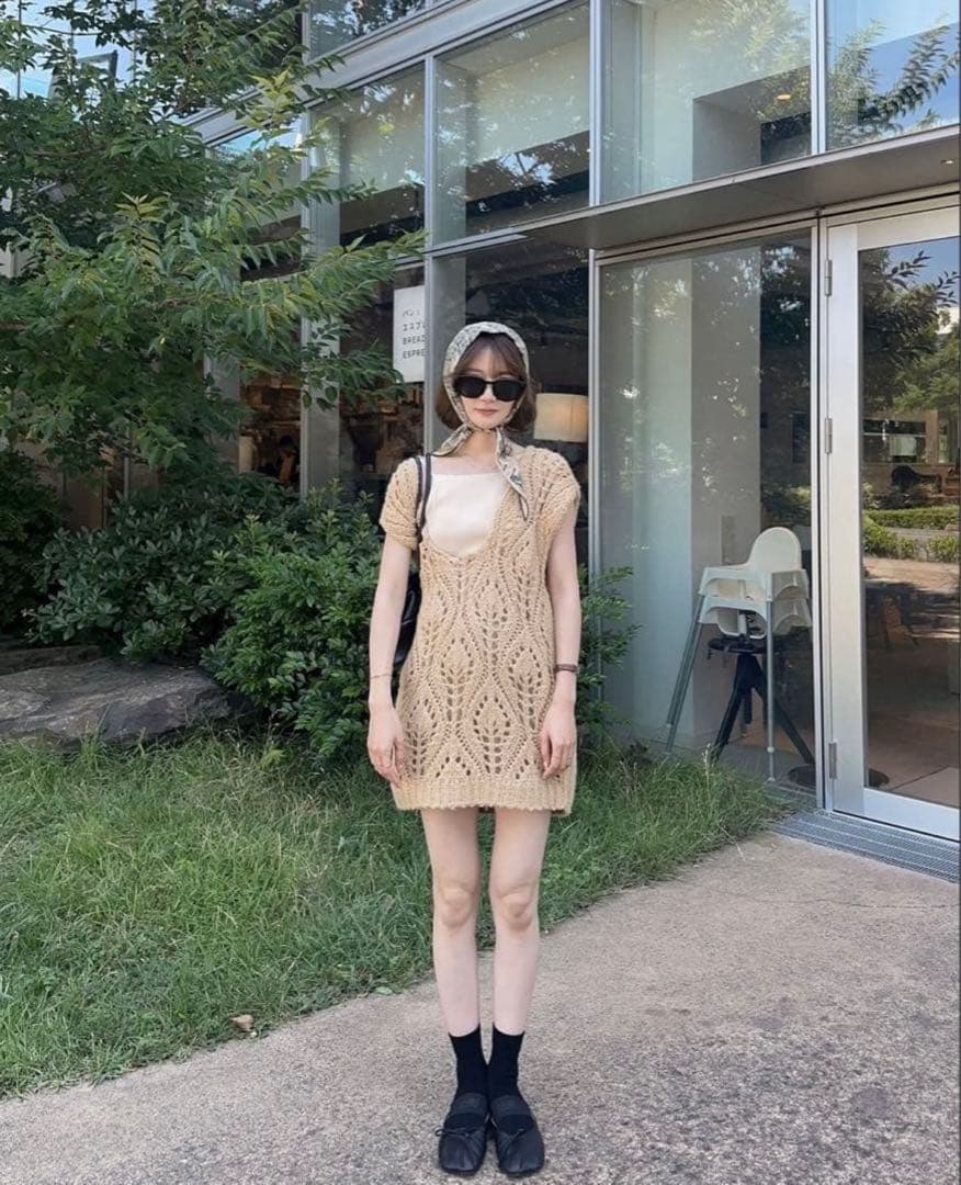 ✨12/13.14限定値下げ✨【2点セット eaphi ベスト+ワンピース】