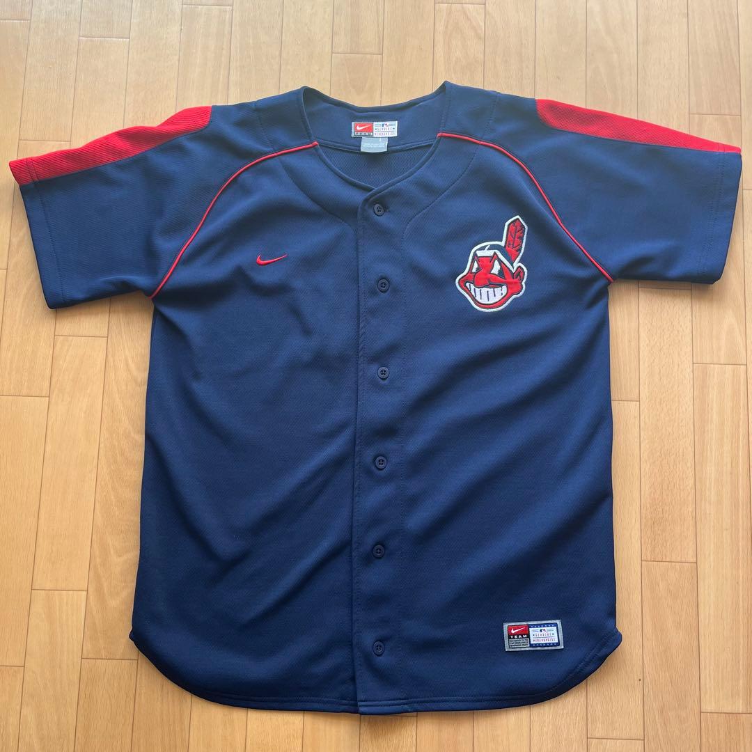 NIKE MLB インディアンス　ガーディアンズ　ユニフォーム ゲームシャツ