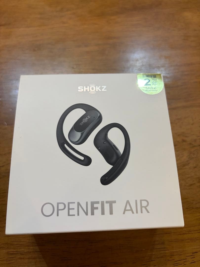 SHOKZ OPENFIT AIR ブラック　付属品完備　保証残有