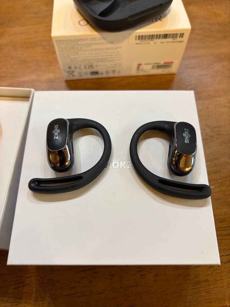 SHOKZ OPENFIT AIR ブラック　付属品完備　保証残有