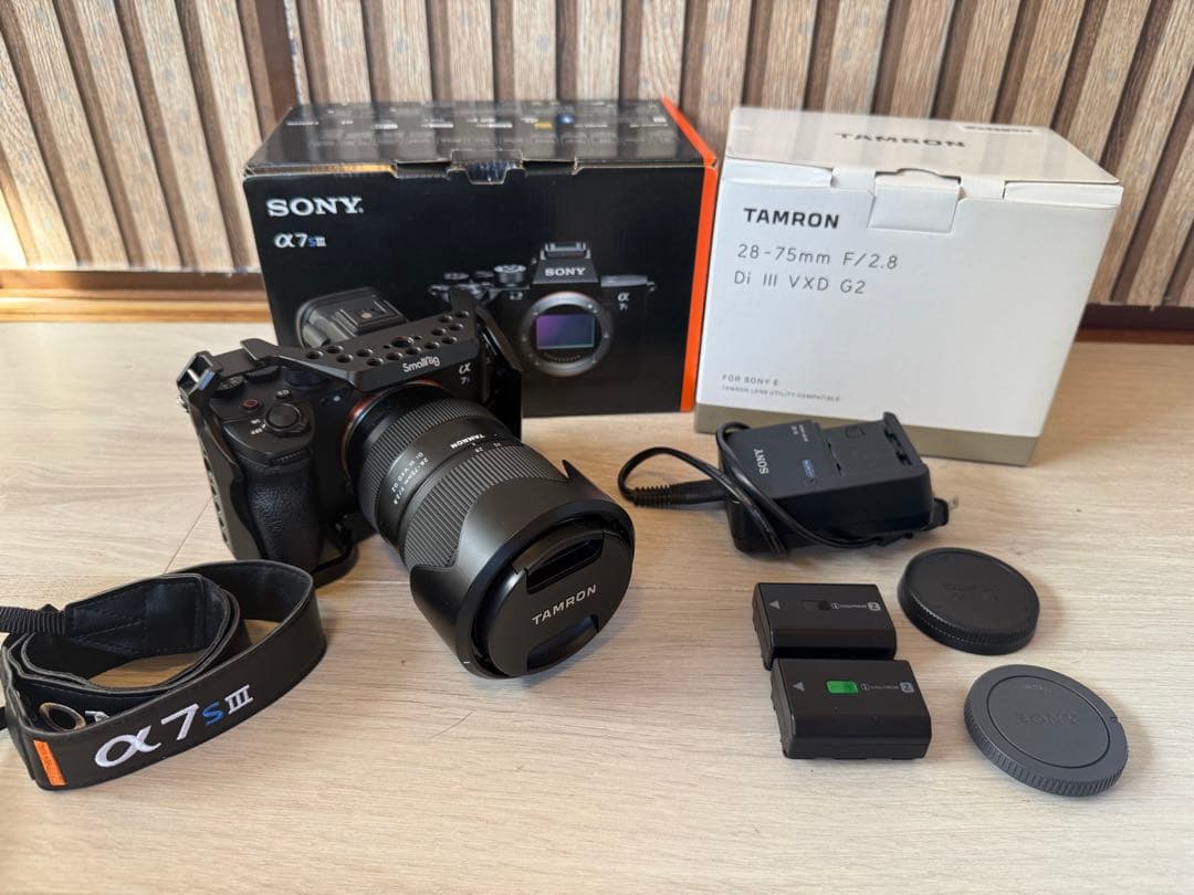 極美品 SONY A7SIII Tamron 28-75mm G2 バッテリー2