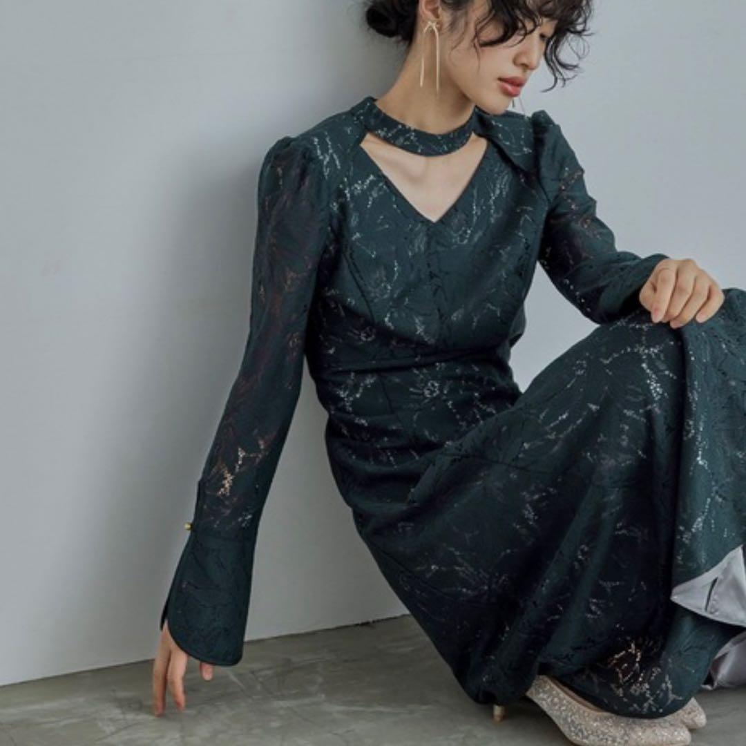 最終値下げ★kana レースバックオープンティアドロップドレス M オケージョン