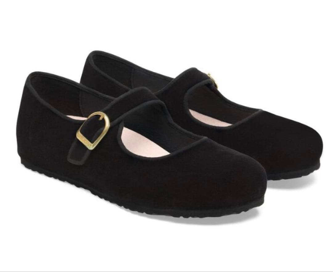 完売品新品タグ付きビルケンシュトックサンタクラリタベルベット黒24cm(37)