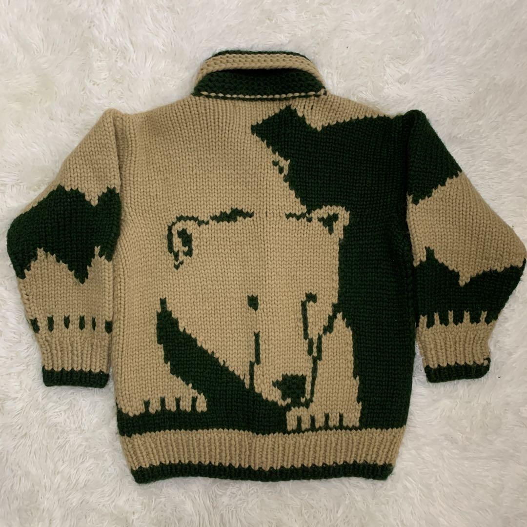 激レアKanata カナタ シロクマ　カウチンニット　セーター　カーディガン　熊