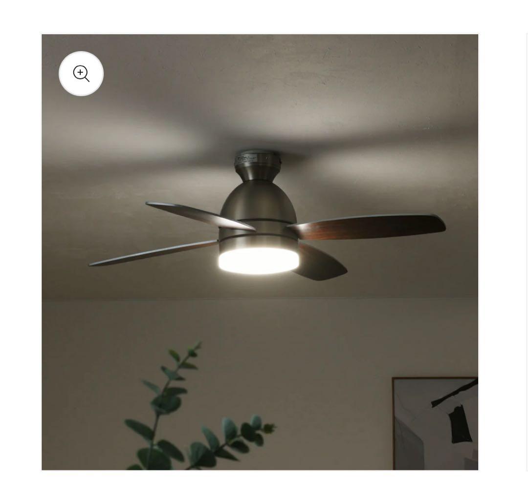 【新品未使用】ブラウン シーリングファン DCモーター 4枚