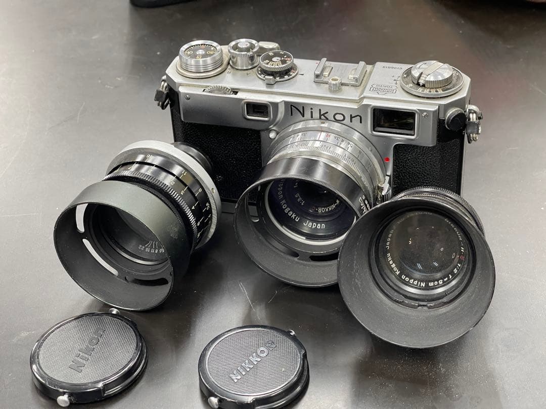 Nikon S2 35mmファインダー 交換レンズ付き